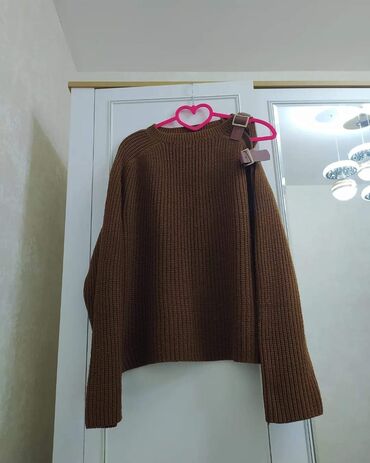 qadin jaket modelleri: Женский свитер S (EU 36), M (EU 38), цвет - Коричневый