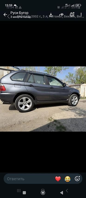 BMW: BMW X5: 2002 г., 3 л, Автомат, Бензин, Кроссовер — 4