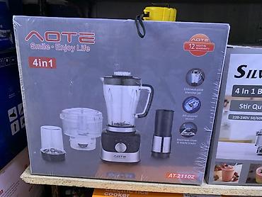 Блендер AOTE AT-21102 4 в 1 - Комплект: стационарный блендер с