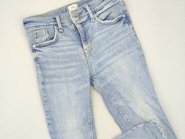 straight blue jeans: Jeansy, River Island, S, stan - Dobry