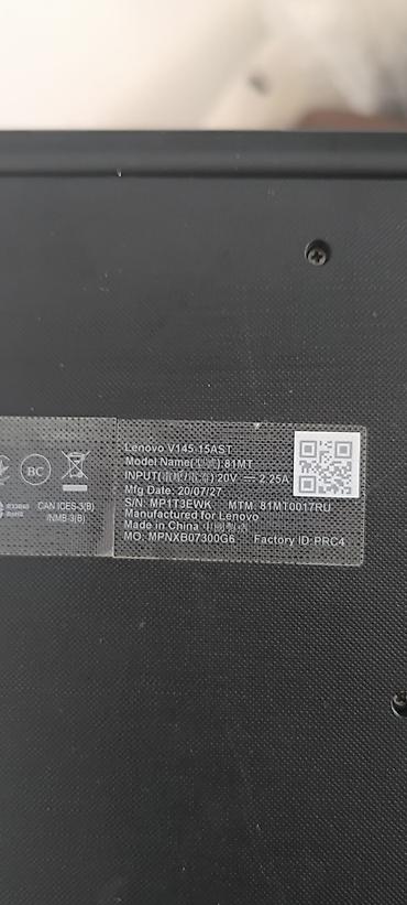 500: Lenovo V145-15AST (модель 81MJT) MTM 81MT0017RU: процессор AMD — 4