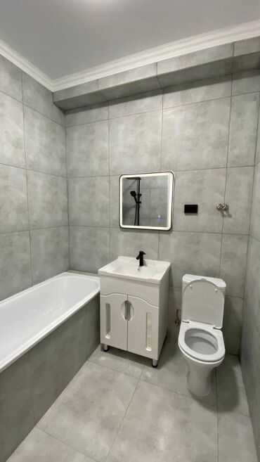 квартиры по суточно мкр: 1 бөлмө, 41 кв. м, Элитка, 12 кабат, Евроремонт