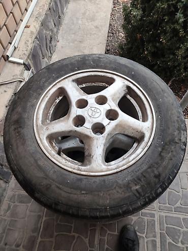 Шины и диски: Комплект из 4 колес Toyota: литые диски + шины 185/70 R14 88H — 1