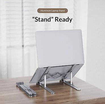 laptop stand: ✨Orico PFB-A21 Silver 11"-17" noutbuk üçün yığcam tutacaq Orico — 1