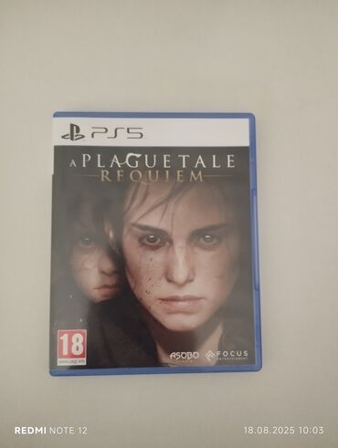 PS2 & PS1 (Sony PlayStation 2 & 1): PlayStation 5 üçün “A Plague Tale:Requiem" oyunu.2-ci əldir.Diskdə