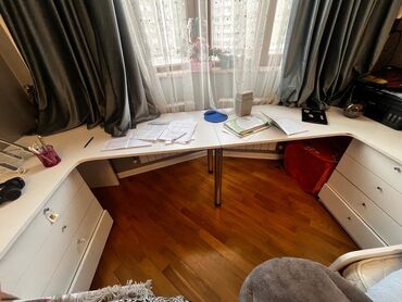 шкаф для стиральной машины: Б/у, Купе, 4 двери Угловой шкаф, Гардеробный шкаф, Турция