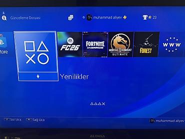 PS4 (Sony Playstation 4): Ps4 500 gb fat kasa + orginal pultla Heçbir problemi yoxdur saat kimi — 6
