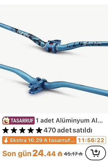 Velosiped ehtiyyat hissələri: TEMUDAN UCUZ!! İŞLƏNMƏMİŞ!!! Gidon Mavi WAKE-22 Azn Gidon boğazı — 12