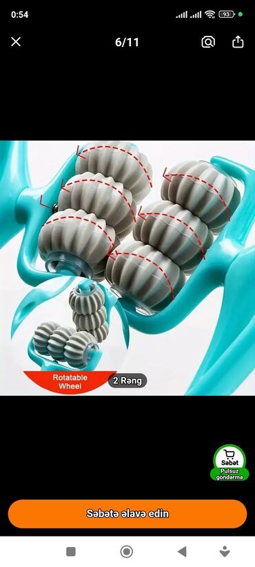 Digər: 6 diyircəkli boyun masaj aləti — 5