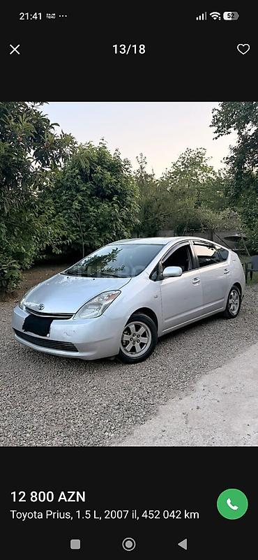 toyota prius kapot: Toyota Prius: 1.5 l | 2007 il Hetçbek — 7