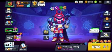 nişan üzükleri: Brawl Stars hesabı – yüksək səviyyəli, zəngin kataloq və nadir