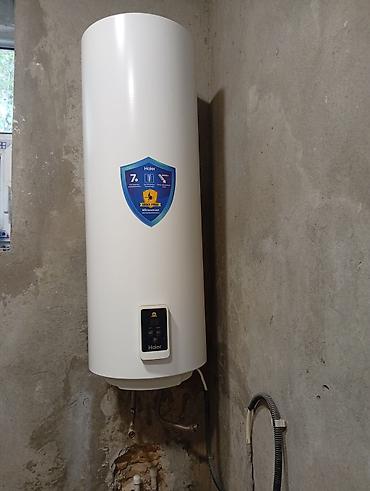 isti soyuq su aparati: Haier elektrik su qızdırıcısı (şaquli tip) - Marka/model: Haier — 2