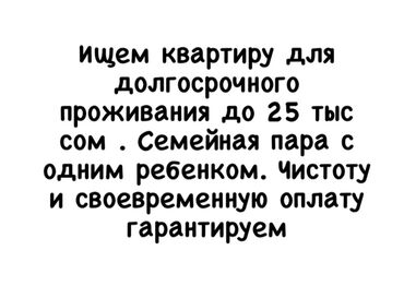 квартира сары челек: 1 бөлмө, 25 кв. м, Эмереги менен, Эмерексиз