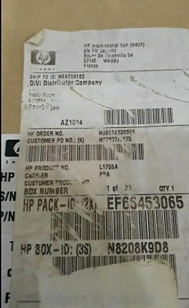 TV və video: HP Proyektor üçün lampa - Model/Part No: HP L1755A (etiket üzərində — 3