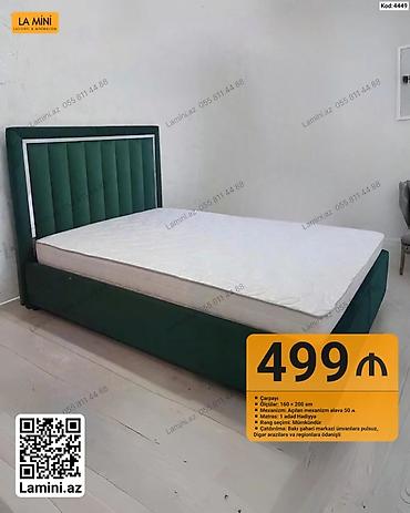 Mebel: Çarpayı – La Mini (Kod: 4449) - Ölçülər: 160 × 200 sm - Mexanizm — 1