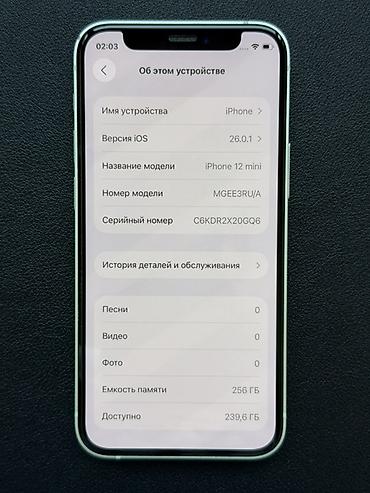 Apple iPhone: IPhone 12 mini, Б/у, 256 ГБ, Зеленый, Коробка — 6