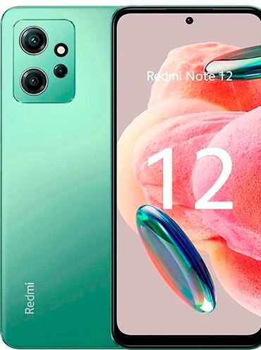 fonex телефон: Xiaomi, Redmi Note 12, Б/у, 256 ГБ, цвет - Зеленый, 2 SIM