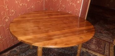 круглый деревянный стол реставрация: Для зала Стол, Б/у