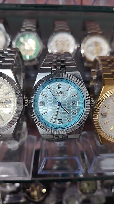 Aksesuarlar: Rolex tərzində klassik kişi qol saatları - Korpus və qolbaq — 4