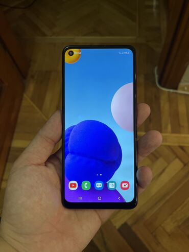 Redmi: Samsung Galaxy A21S, 32 ГБ, цвет - Красный, Сенсорный, Отпечаток пальца, Две SIM карты