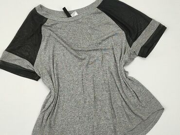 t shirty damskie szare: T-shirt, H&M, M (EU 38), condition - Good