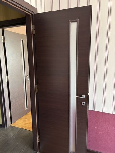 Кухонные принадлежности: 3 dene - Mebel interyer qapısı – tünd qəhvəyi rəngdə, modern