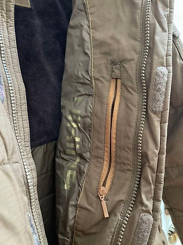 Пуховики и зимние куртки: Женская Зимняя парка K2 High Tech Gear, цвет хаки/коричневый цена своя — 5