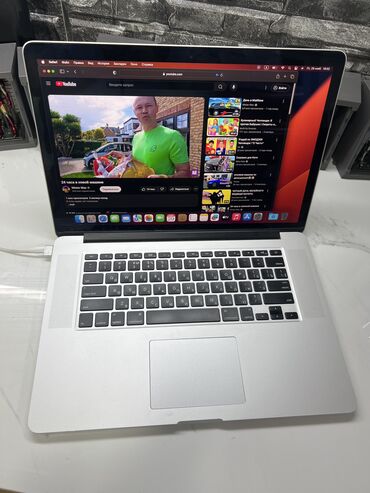 mac book pro m1: Ноутбук, Apple, 8 ГБ ОЗУ, Intel Core i7, 15.4 ", Б/у, Для несложных задач, память SSD