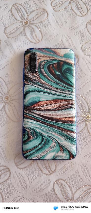 mi qulaqlıq: Xiaomi Mi 9 Lite, 128 GB, rəng - Göy, 
 Face ID, Qırıq — 2