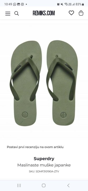 geox sandale: Flip-flops, size - 40