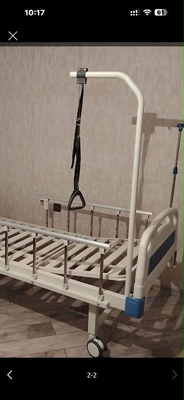 yığılan carpayı: Tibbi çarpayı uçun dayaq - Çərçivə: möhkəm metal konstruksiya — 2