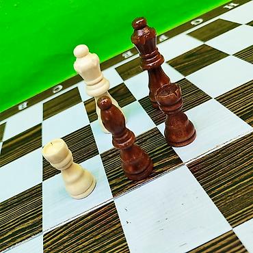 колод: Шахматы нарды и шашки комплект 3 в 1🎲 Деревянный набор популярных игр — 3