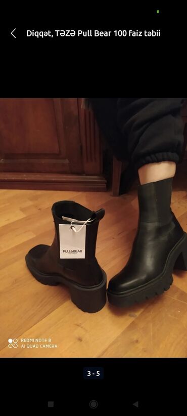 Botinka və botilyonlar: Ölçü: 38, rəng - Yasəmən, Yeni — 13