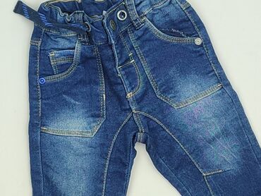 rajstopy rossmann: Denim pants, Topomini, 6-9 months, condition - Perfect