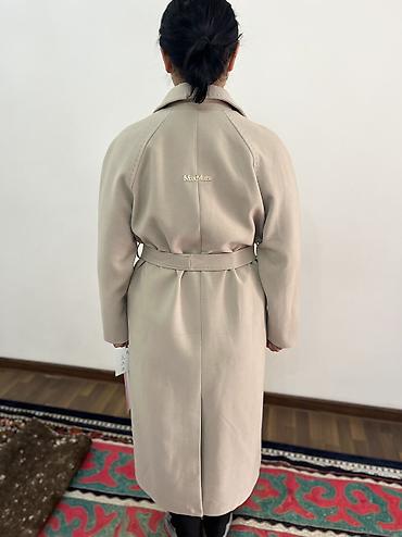 Пальто: Пальто, Классика, Осень-весна, Ангора, Длинная модель, Двубортная модель, 2XL — 5