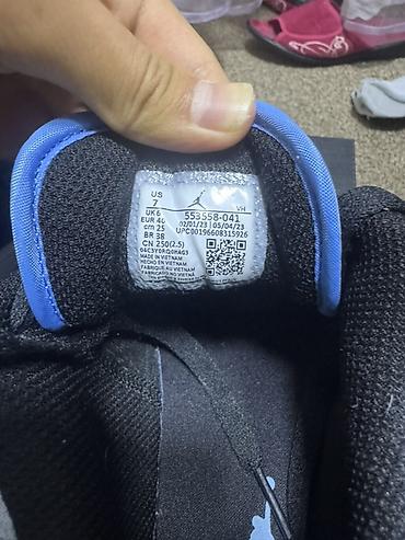 aj1: Мужские кроссовки, 40, Air Jordan, Новый, цвет - Голубой, Платная доставка, Самовывоз — 4