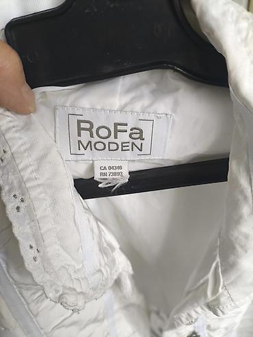 форма куртка: Женский жакет RoFa Moden - Цвет: белый - Фасон: приталенный жакет с — 2