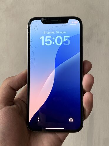 Apple iPhone: IPhone 12 Pro, Б/у, 256 ГБ, Matte Space Gray, Чехол, 87 %