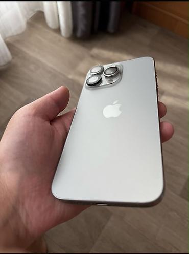 pixel pro: IPhone 15 Pro Max, Б/у, 256 ГБ, Natural Titanium, Зарядное устройство, 79 % — 1
