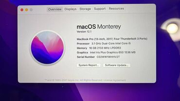 купить бу пк: Apple, Intel Core i5, 13.3 ", Колдонулган