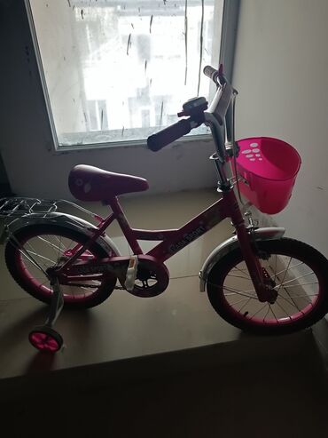 Uşaq velosipedləri: Dörd təkərli Uşaq velosipedi 16", sürətlərin sayı: 1