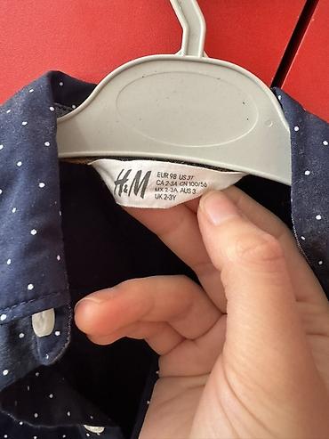qara koynək: Məhsul: Uşaq köynəyi - Brend: H&M - Ölçü: EUR 98 / US 3T (UK — 2
