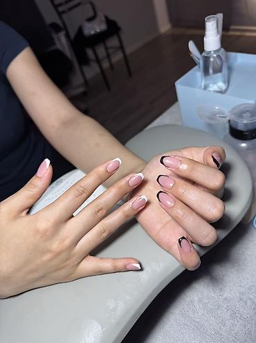 m ms: 💅 Маникюр с покрытием — 700сом ✨ Наращивание ногтей — 1000 сом — 3