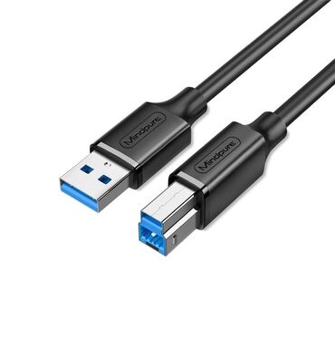 для принтера: Кабель Mindpure USB A — USB B 3.0 длиной 2 метра 📍Адрес: Юнусалиева