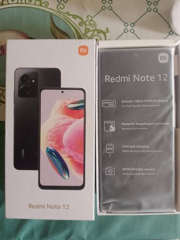 note 7 pro: Xiaomi 12, 128 GB, rəng - Qara, 
 Sensor, Barmaq izi, İki sim kartlı