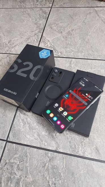 телефон сатып алам: Samsung Galaxy S20 Ultra, 128 ГБ, цвет - Серый, 1 SIM, 2 SIM, eSIM