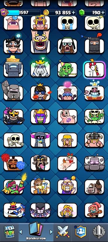 İdman və hobbi: Clash Royale hesabı – yüksək səviyyəli kolleksiya - Kral Səviyyəsi — 9