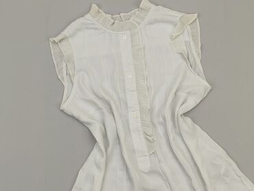 białe bluzki bez ramion: Bluzka Damska, H&M, M, stan - Dobry