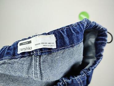 czarne cargo pull and bear: Bershka, Jeansy damskie, rozmiar 2XS — 5