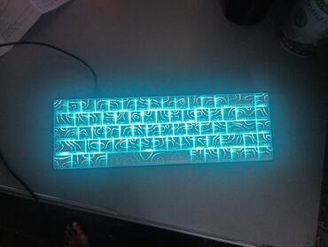 rgb клавиатура: Клавиатура, Механикалык, Зымдуу туташтыруу, Өлчөмү: 60%